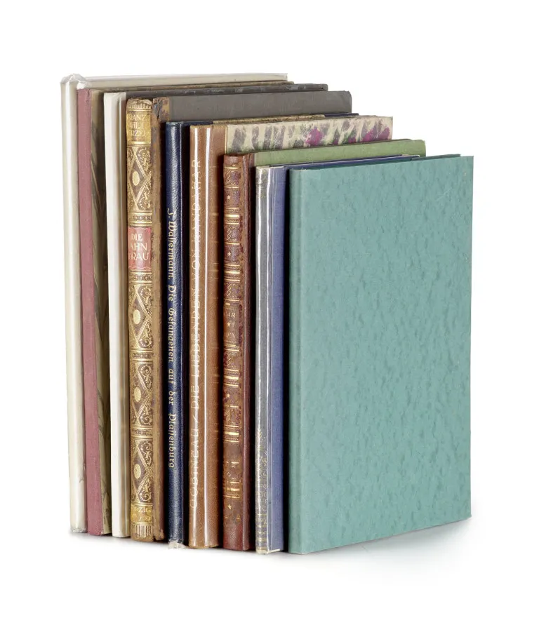 Collection de 6 œuvres illustrées avec gravures originales de H. Steiner-Prag