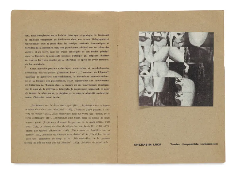 Gherasim Luca et Dolfi Trost – Presentation de graphies colorées, de cubomanies et d'objets
