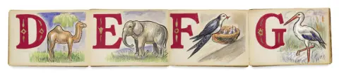 Ungarisches Leporello-ABC