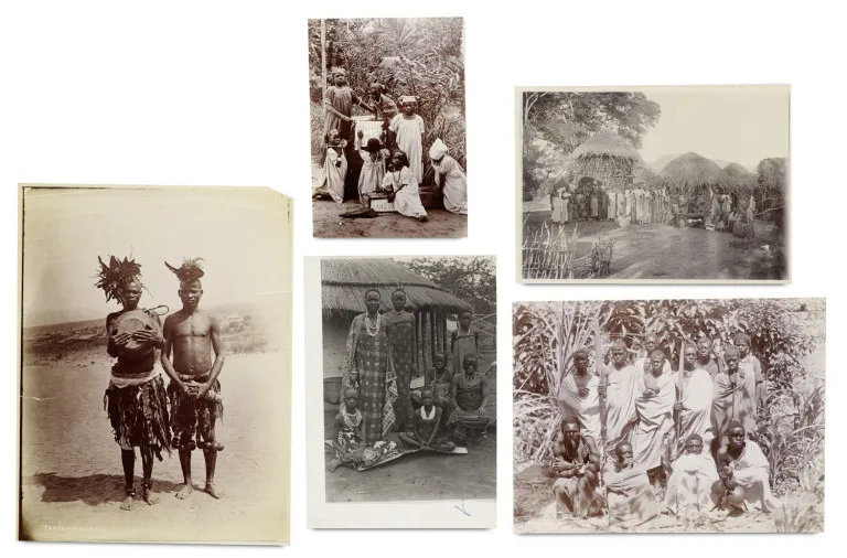 Jean Pascal Sébah et autres – Collection de 32 photographies originales, principalement des prises de vue ethnographiques d'Afrique