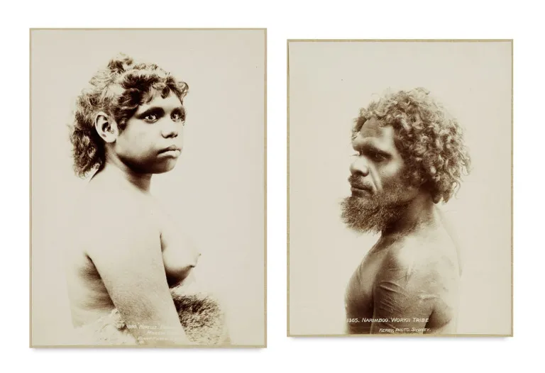 Charles Kerry – Deux portraits d'Aborigènes australiens