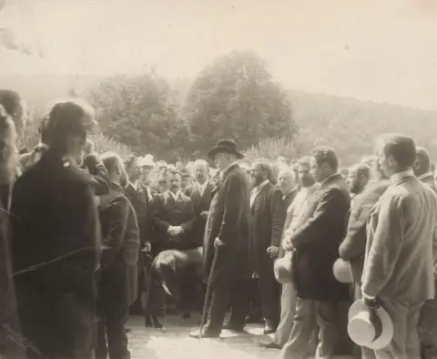 Jakob (Jacques) Pilartz – Collection de 20 photographies originales des cures d'Otto von Bismarck à Bad Kissingen