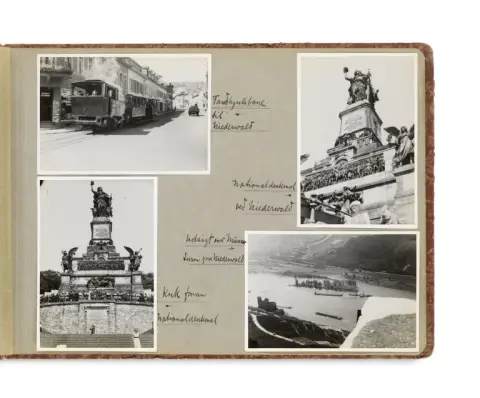 Album avec plus de 80 photographies d'un voyage en Allemagne