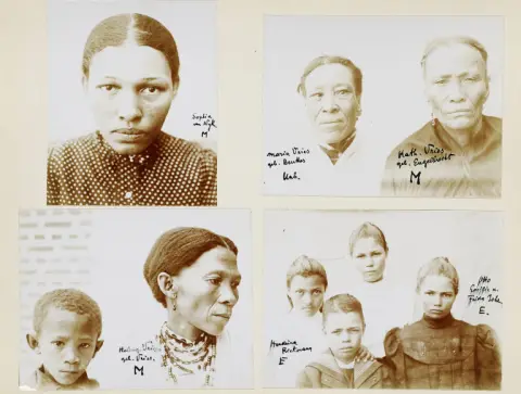 Collection de 32 portraits ethnographiques