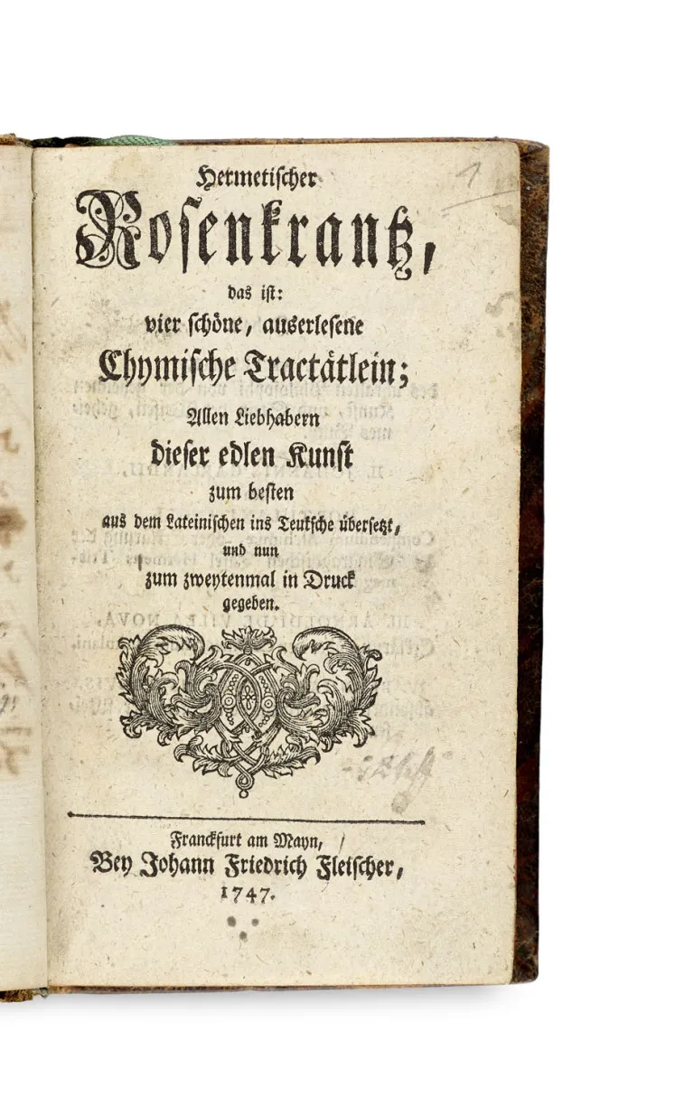 Johannes de Garlandia, Arnoldus de Villa Nova und Bernardus Trevisanus Artephius – Hermetischer Rosenkrantz, das ist: vier schöne…