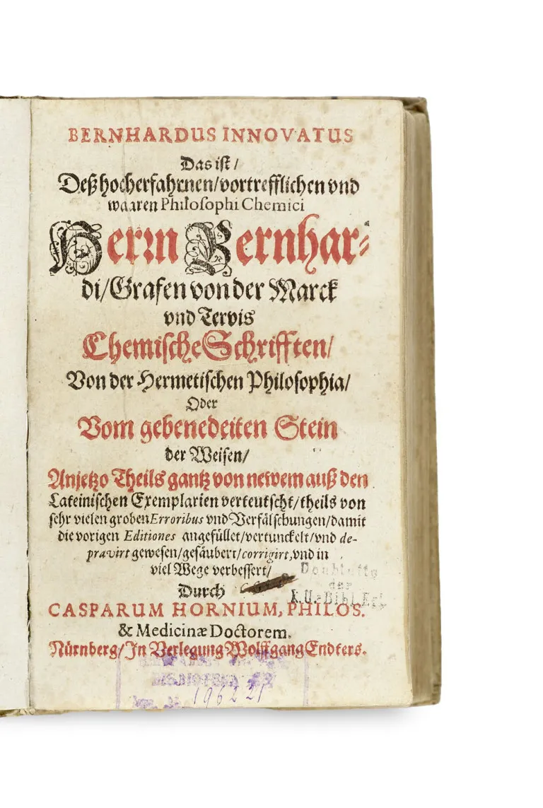 Bernhardus Trevisanus – Chemische Schrifften, von der Hermetischen Philosophia, oder vom gebenedeiten Stein der Weisen