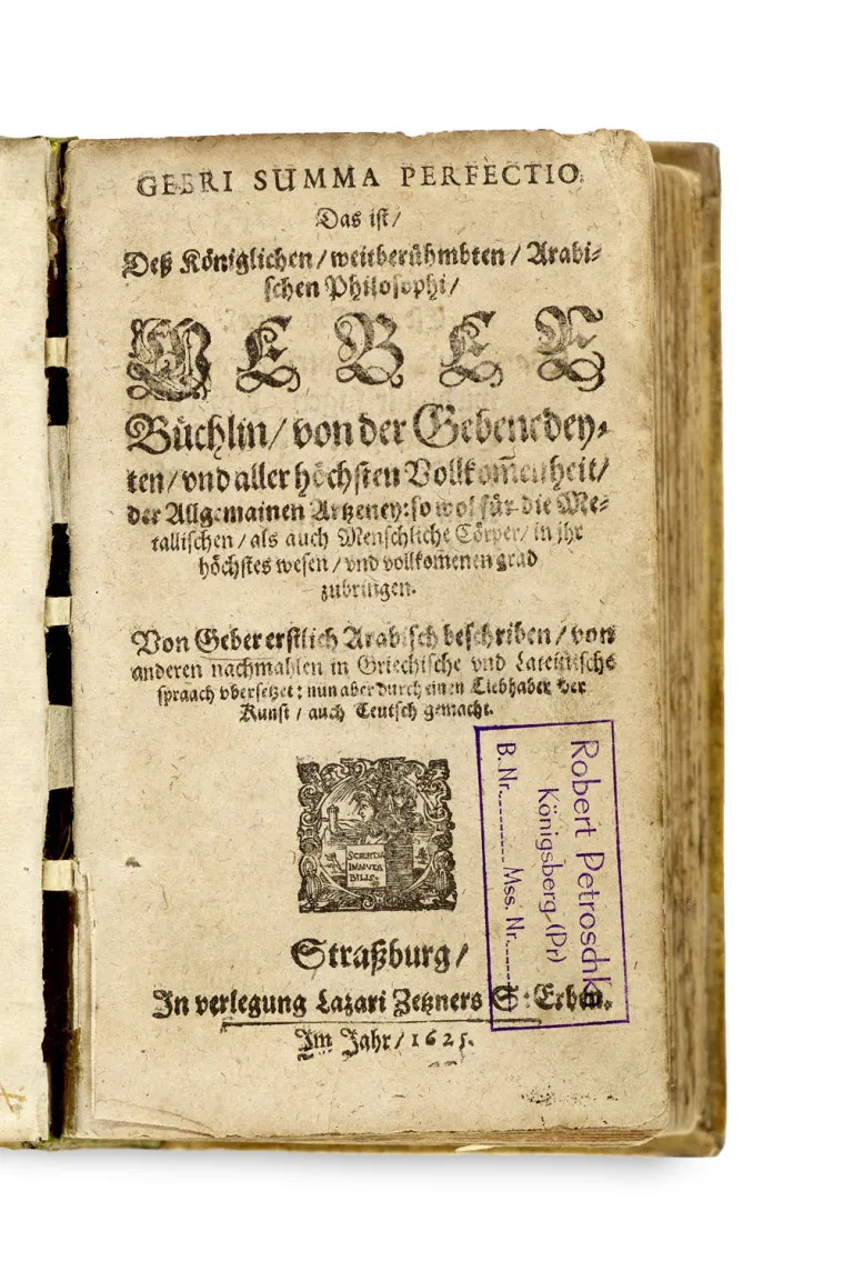 Th. Kessler et J. B. Grosschedel Geber – Recueil de 4 titres alchimiques