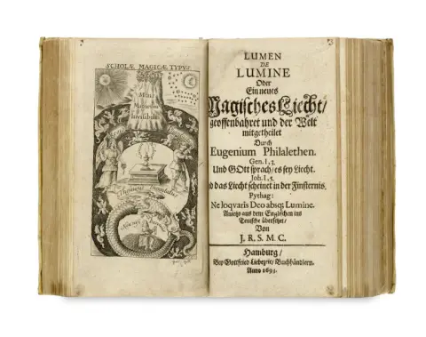 Recueil de sept titres alchimiques d'Eugenius Philalethes (4) et autres 1673 - 1707