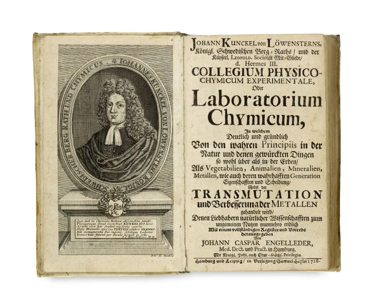 Johannes Kunckel (von Löwenstern) – Collegium Physico-Chymicum Experimentale, oder Laboratorium Chymicum, (...)