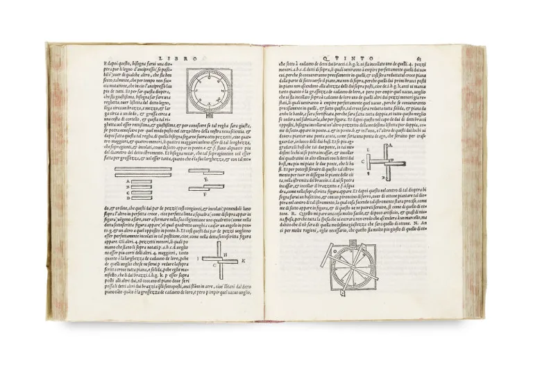 Niccolò Tartaglia – Recueil de trois œuvres importantes du mathématicien et ingénieur Nicolò Tartaglia : I. : Quesiti et inventioni…
