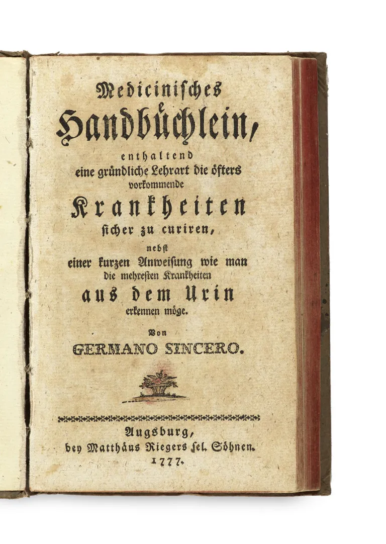 Sincerus Germanus (pseud.) – Medical handbook containing a thorough teaching method to safely cure frequently occurring diseases