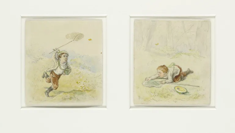 Theodor Hosemann – 2 aquarelles