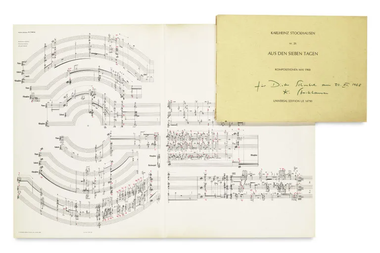 Karlheinz Stockhausen – Sammlung von 21 tls