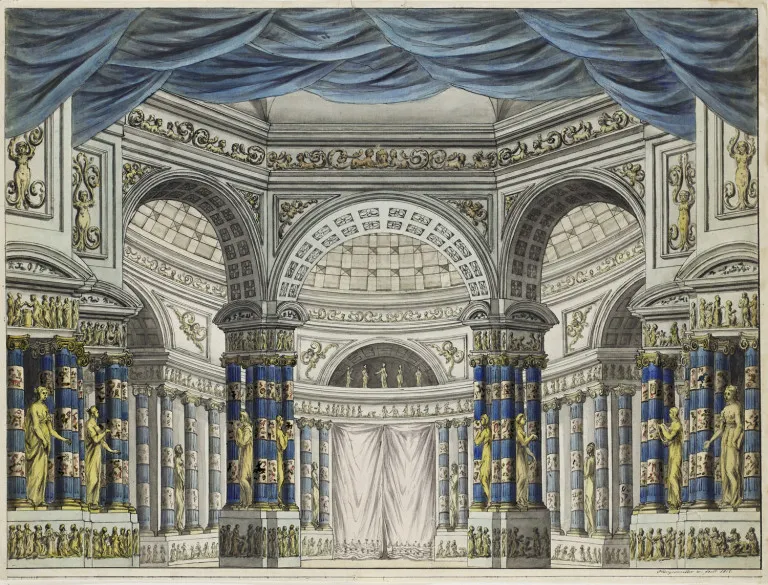 Joseph Hungermüller – Projet de décor de théâtre
