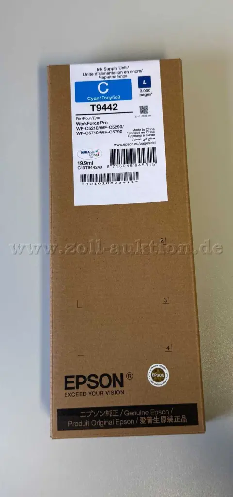 84 cartouches d'encre Epson T9442 (cyan)