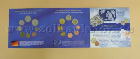 1 sada změny měny SRN 2001/2002 poslední DM a první Euro