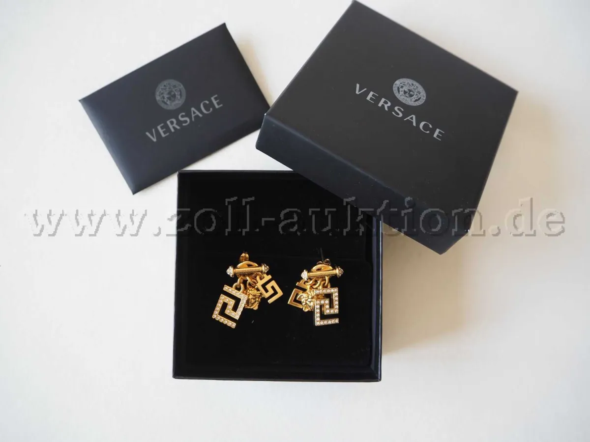 1 náušnice Versace s krystaly
