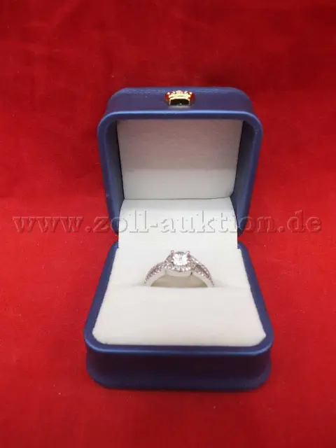 1 dámský prsten, model MYBELLA 1 CT Moissanite, stříbro 925