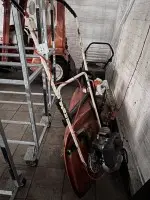 1 petrol lawn mower Flymo