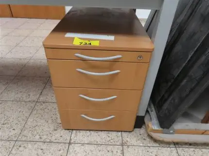 1 office trolley, 4 drawers