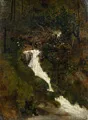 Christian Friedrich Gille "Mountain stream". Circa 1850/1860.