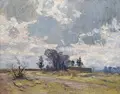 Otto Altenkirch "Baumgruppe bei den Dünen (Vorfrühlingstag)" (Ziesar). 1934.