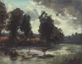 Maurice Blieck, Am Fluß. 1897.