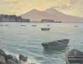 Hermann Kohlmann "Vesuvius in the Morning". Around 1935.