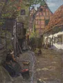 Edmund Körner, Lüneburg – The Red Rooster. 1896.