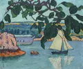 Alcide Le Beau "La Branche du Prunier" (Morbihan). Kolem 1906.