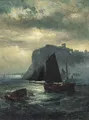 Robert Ernest Roe, Hrad Scarborough za měsíčního svitu. 1885.