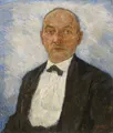 Hans Unger, Portrait of a gentleman in tailcoat. 1920.