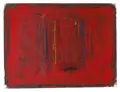Bernd Hahn "On Red". 1987.