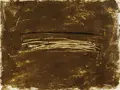 Bernd Hahn "Cross Lines on Brown Sand". 1988.