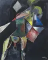 Günter Horlbeck "Ritter mit der traurigen Gestalt". 1983.
