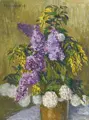 Otto Westphal "Lilac and Laburnum". 1968.