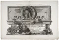 Giovanni Battista Piranesi „Bassorilievo antico che si vede nel Portico della Chiesa de SS. Apostoli”. 1768–1778.