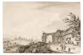 Adrian Zingg, Landscape near Manter (Normandy). Before 1790, probably 1759–1766.