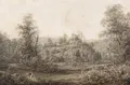 Adrian Zingg, Landscape with Castle Ruin. Probably mid-19th c. Successor of the mid-19th c.