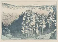 Зигфрид Берндт, Зимний пейзаж (Erzgebirge?) / Холмистый пейзаж / Мост в долине. Около 1913-1914.