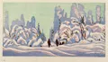 Siegfried Berndt, Winter Forest. Probably 1910s/1920s.