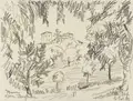 Fritz Bleyl "Rome – Villa Borghese". 1929.