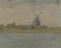 Irmgard von Bongé "Mill on the Island of Poel". 1935.
