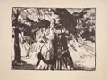 Фердинанд Дорш «В саду» / «Ночной праздник». 1923.
