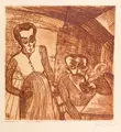Conrad Felixmüller "Worker Couple (Schnabel Spouses)". 1920.