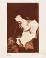 Conrad Felixmüller "Stillende Mutter". 1921.