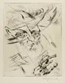 Walter Gramatté "Die große Angst". 1918.