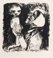 Bernhard Hoetger "Mutter und Kind". Circa 1920.
