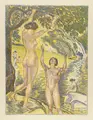Ludwig von Hofmann "Reife Früchte" / "Springende Mädchen" / Nudes by the Water. 1916 / circa 1905 / 1922.