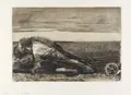 Käthe Kollwitz „Die Pflüger“. 1906. Pozdější tisk 1931-1941.